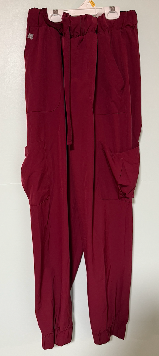 Hanes Maroon scrub pants Women's - L
