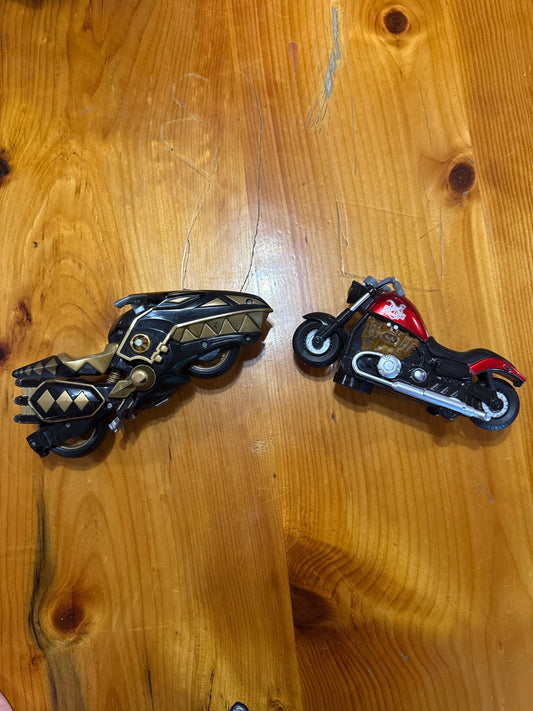 Not available Two toy motorcycles Toy Vehicles