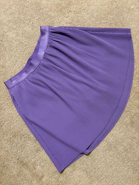 all in motion, XXL, like new, girls pleated skirt with built-in shorts, pockets, stretch waist band, purple 16