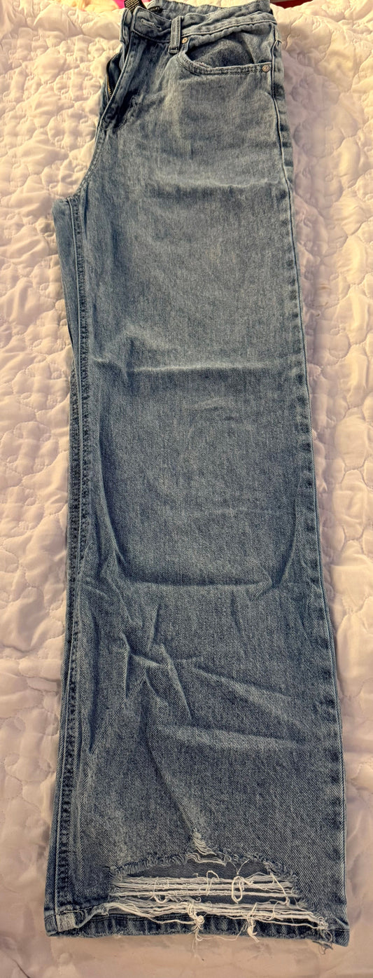 sincerely jules Womens Size 7 sincerely jules Dark Blue Jeans W/Ripped Ankles Junior 7