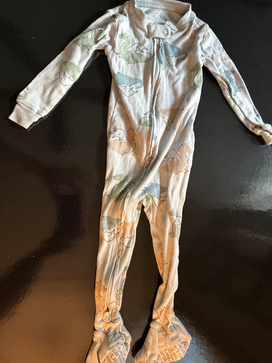 Carters Dragon footed onesie 18 Months