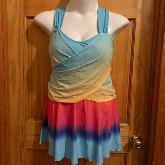 Swim dress with padded bra one piece NO BOTTOMS Women's - XL