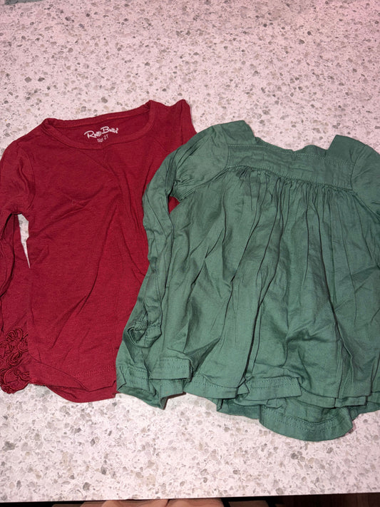 Ruffle Butt Long sleeve 2T