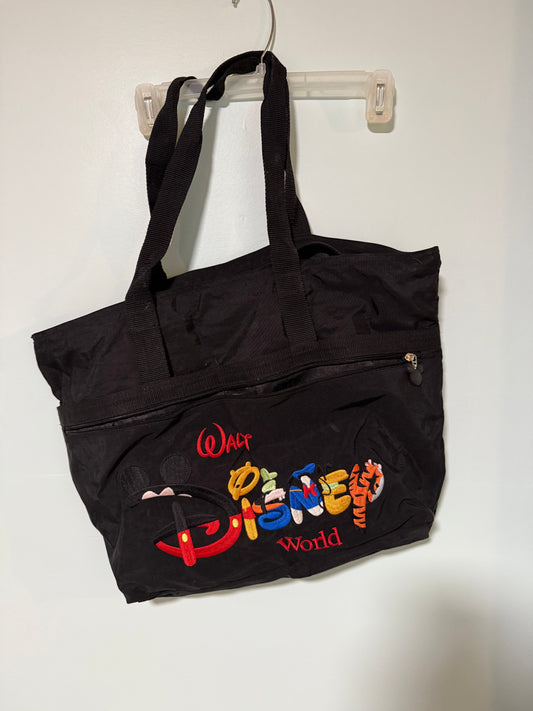 Disney Disney black zip bag. 18.5 x 14 Adult