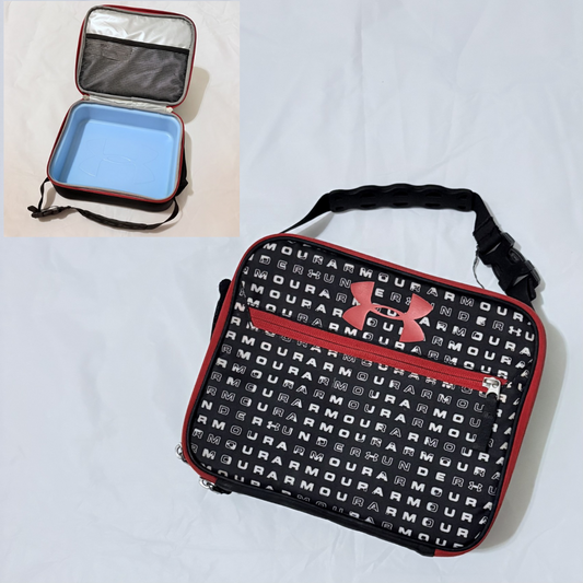 Under Armour lunch box with plastic inside to keep shape Child
