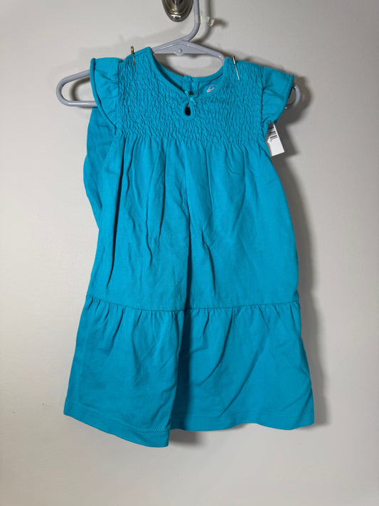 Place Turquoise Cotton Dress w/Bloomers Sz 12-18mos 12 Months