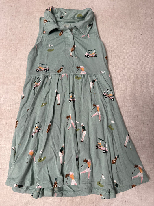 Kyte Baby VGUC bamboo golf collared dress 2T