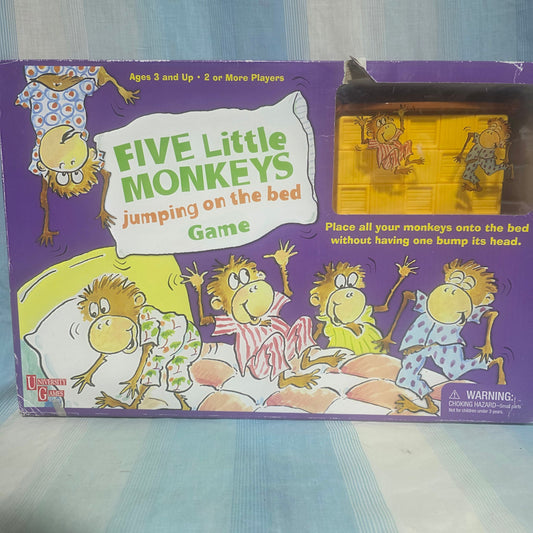 Five Little Monkeys Jumping on the Bed board game 2 to 4 players ages 3 and up. Games