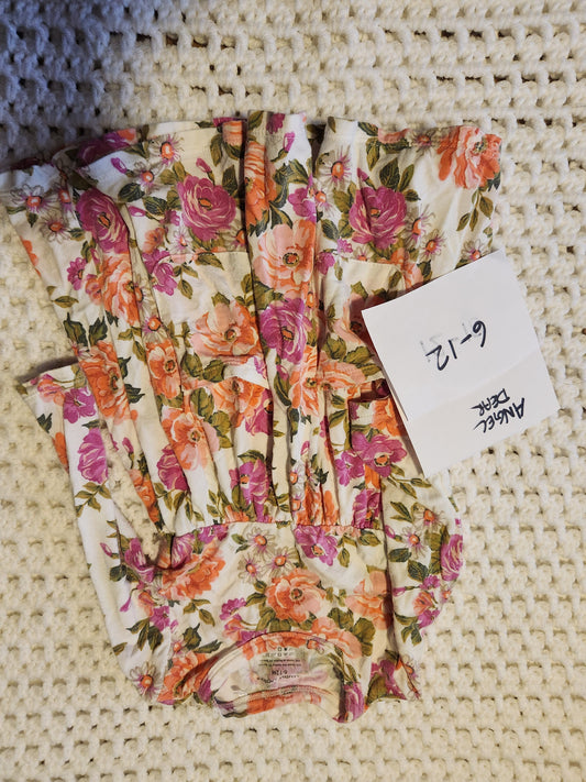 Angel Dear - 6/12m Bamboo Floral flower twirl dress 6 Months