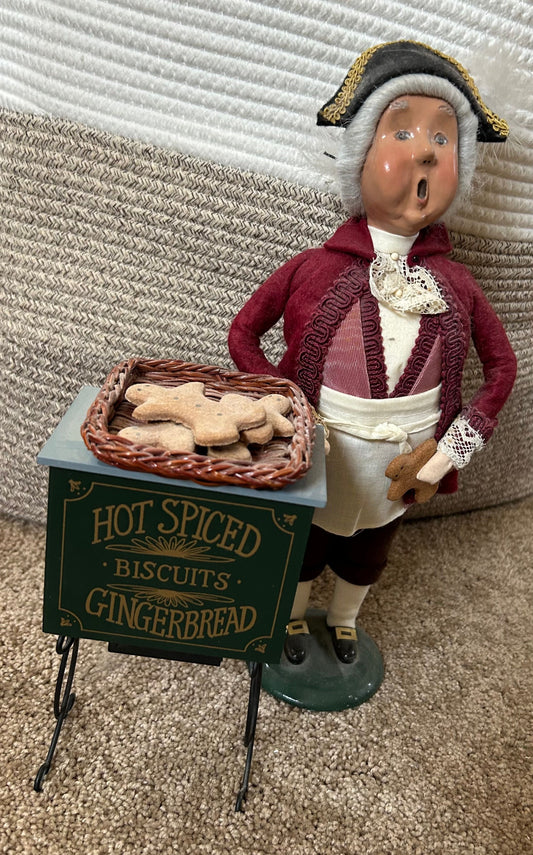 The buyers choice, 1996 Gingerbread man,13 inches tall, two individual pieces Decor