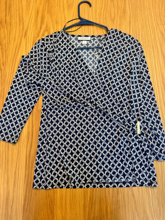 Charter Club Navy cross over top Charter Club Navy cross over top Women's - S