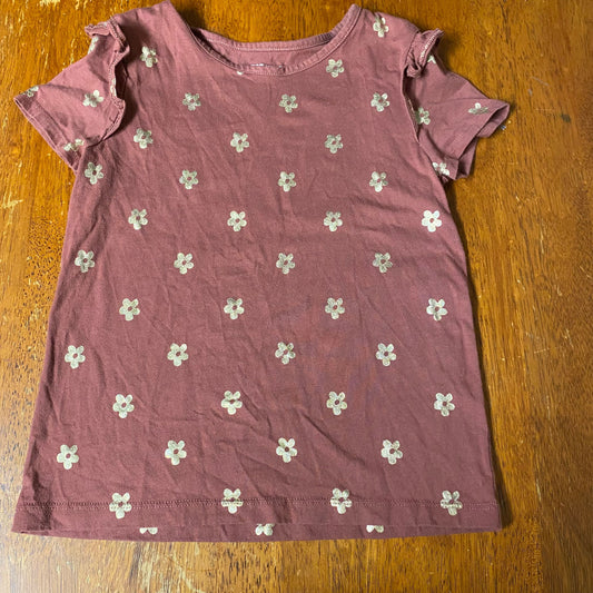 365 kids Gold Flowers T-shirt shirt 8