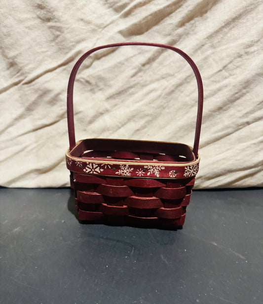 Small red Longeberger authentic basket Small red Longeberger authentic basket Decor