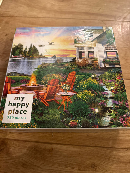 My Happy Place 750 piece puzzle Puzzle