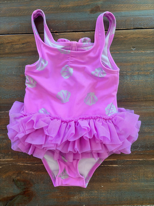 Cat and Jack 12 month seashell swimsuit with tutu 12 Months