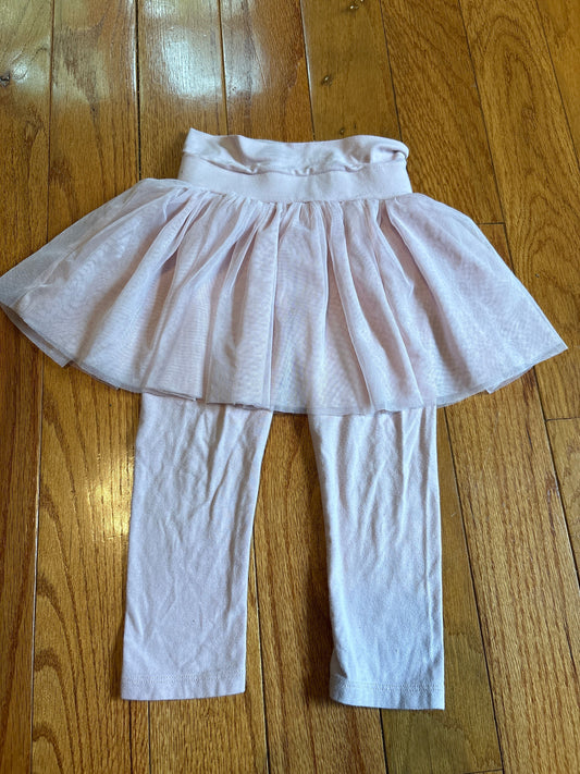 Carters light pink leggings with skirt, 18mo Pink tutu 18 Months