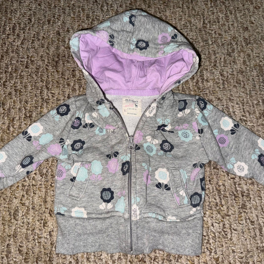 Old Navy 6-12 month floral sweatshirt Old Navy 6-12 month floral sweatshirt 6 Months
