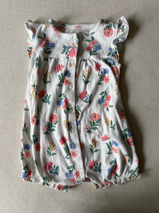Carters Floral romper new without tags 18 Months