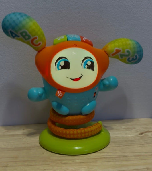 Fisher Price DJ Bouncing Beats Interactive Toy 11in buttons work as they should does have some scuffs on face Infant