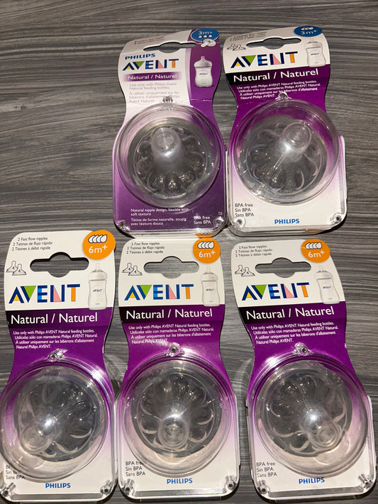 Philips Avent Natural 3mon size 3, natural 6mon size 4