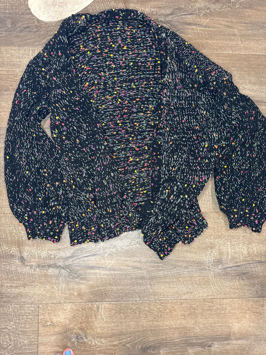 Boutique Size s/m black confetticardigan Women's - S