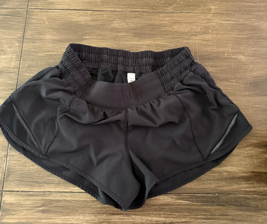 Lululemon shorts 8 regular black shorts. Built in briefs. $68 new Women's 8