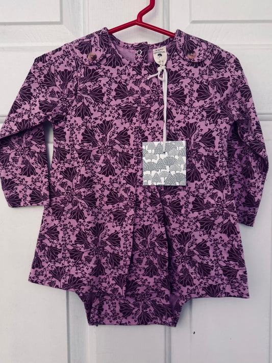 Kate Quinn NWT bubble dress Purple floral girl 18-24 months 18 Months