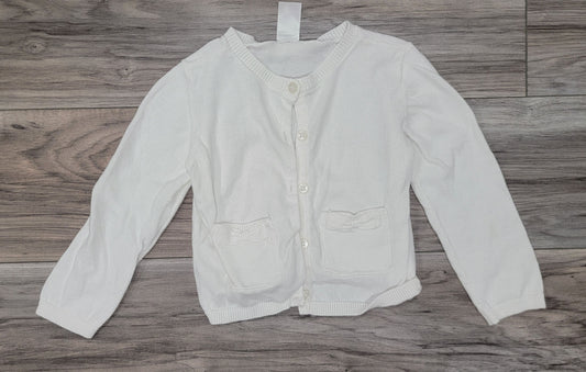 Carters New white cardigan with buttons girls 24 month 24 Months