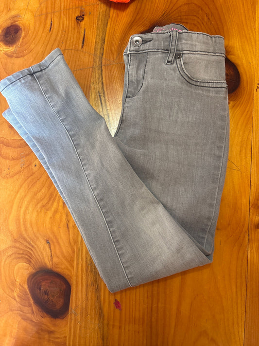 Place gray straight leg jeggings Size 10 jeggings 10