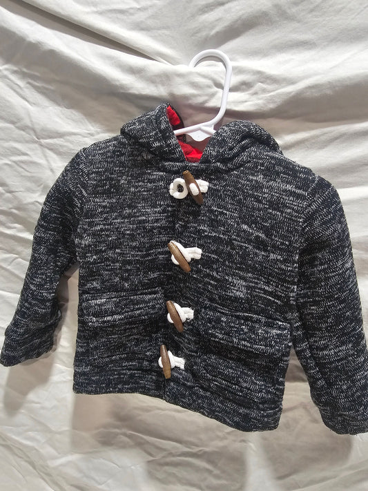 Carters black jacket size 24 months Barely worn 24 Months