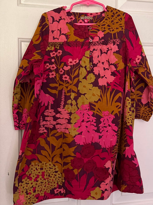 Pink Chicken Tunic Dress Boutique Brand Pink Fuscia 8