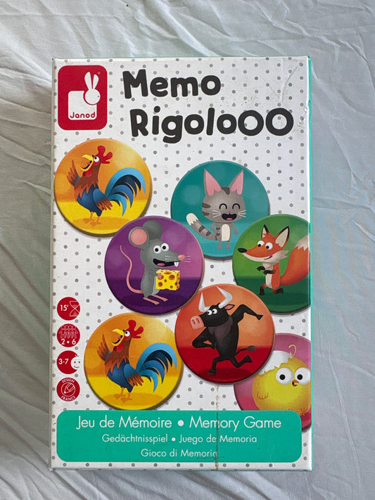 Janad Memory Game, perfect condition all pieces included Games