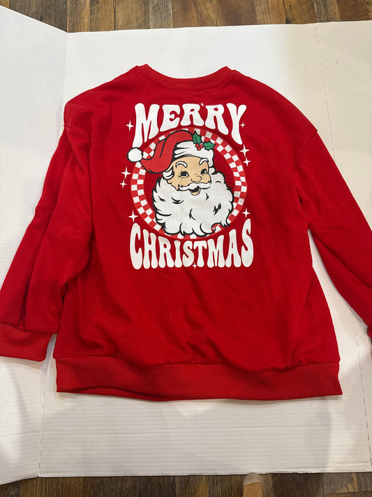 Unknown Red merry Christmas sweatshirt NEWER Women's - M
