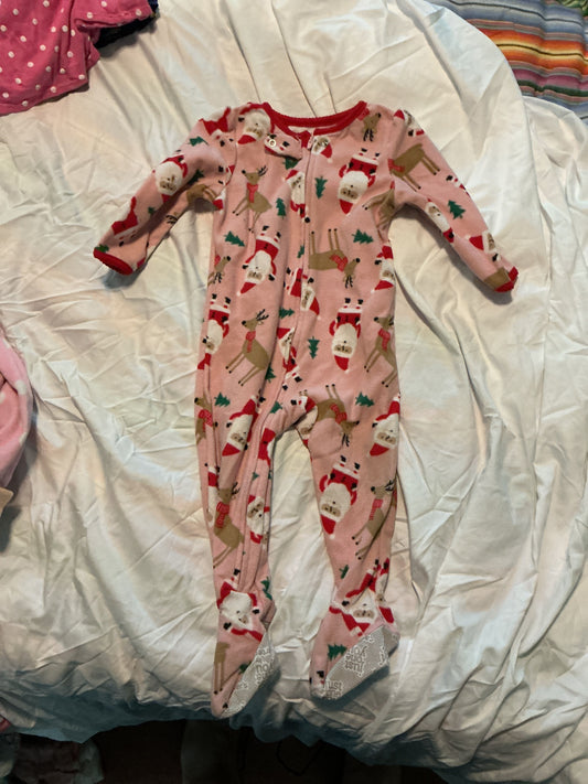 Just want you by Carter Snowman and reindeer foot pajamas 18 Months