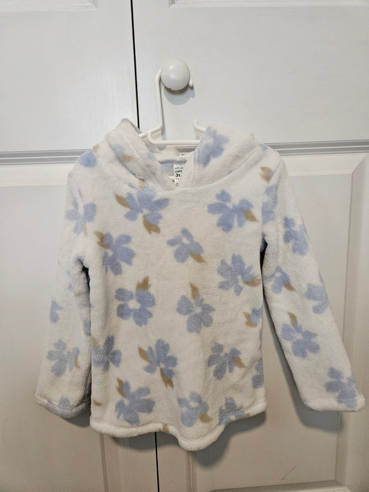 Carters Floral fleece pullover 3T