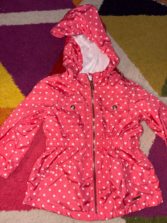 Tahari Lightweight Polyester Jacket w Hood 2T