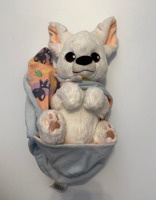 Disney Parks Bolt Puppy with Blanket Stuffie Plush Toys