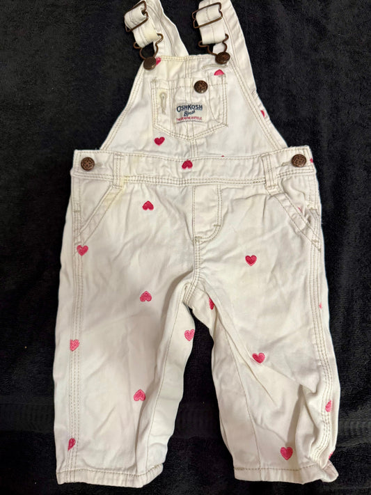 Oshkosh heart overalls, 6Months Oshkosh heart overalls, 6Months 6 Months