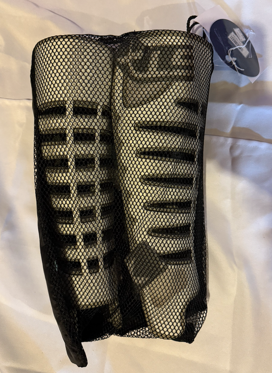 Field hockey hard STX shin guards Used twice. Tags still on bag. Hockey