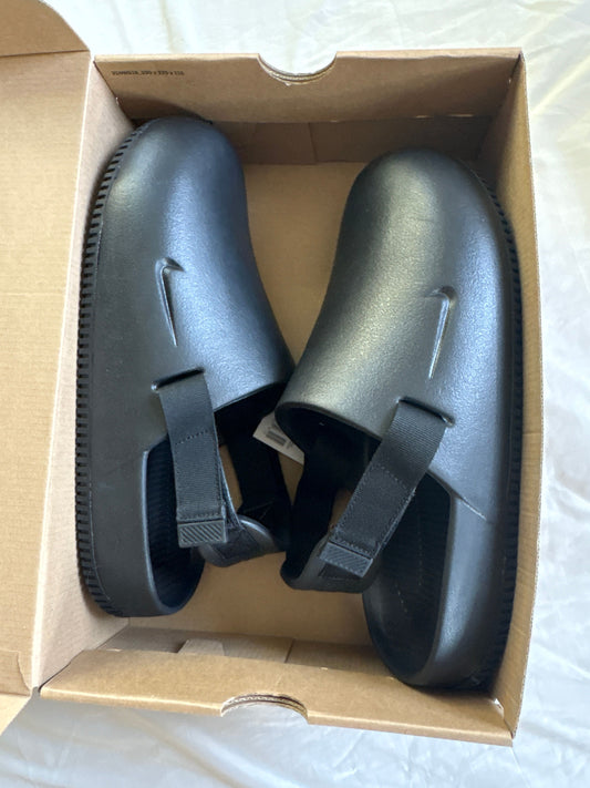 Nike, size 12, Clogs New in box, calm Mule, solid black 12 (Adult)