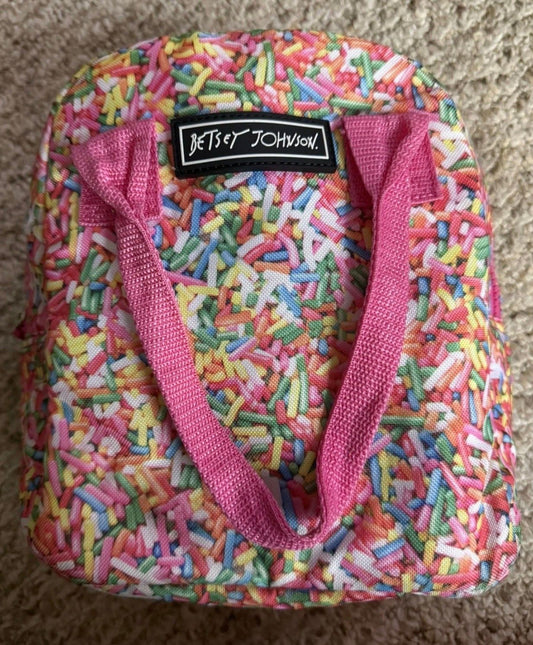 Betsey Johnson lunch box with zipper Betsey Johnson lunch box with zipper Adult
