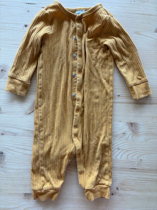 Modern Moments, 6-9m, Mustard Yellow Romper Mustard Yellow Romper with Snaps 6 Months
