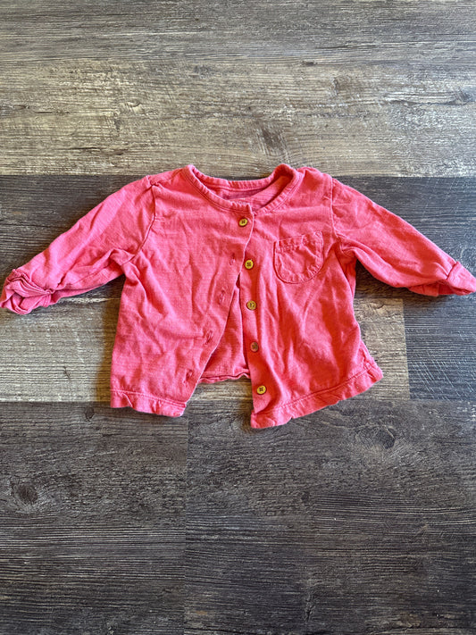 Carters Pink cardigan 24 Months