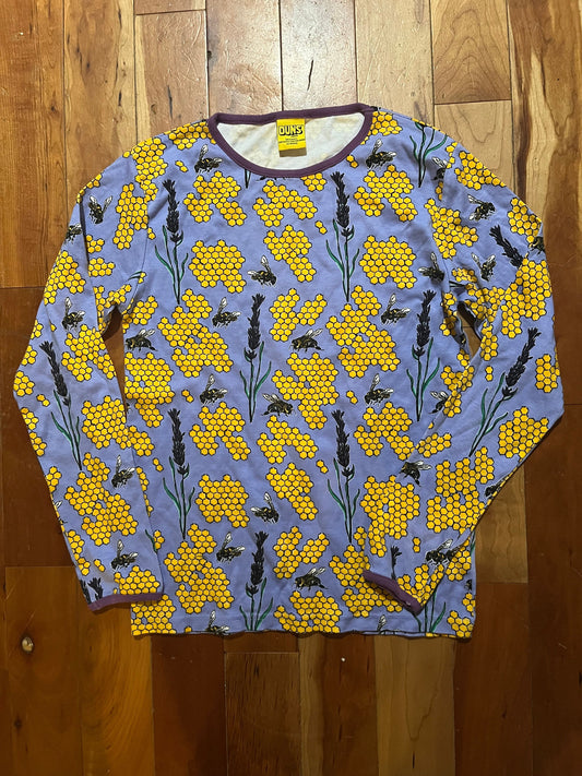 DUNS Purple long sleeve honeycomb shirt 12