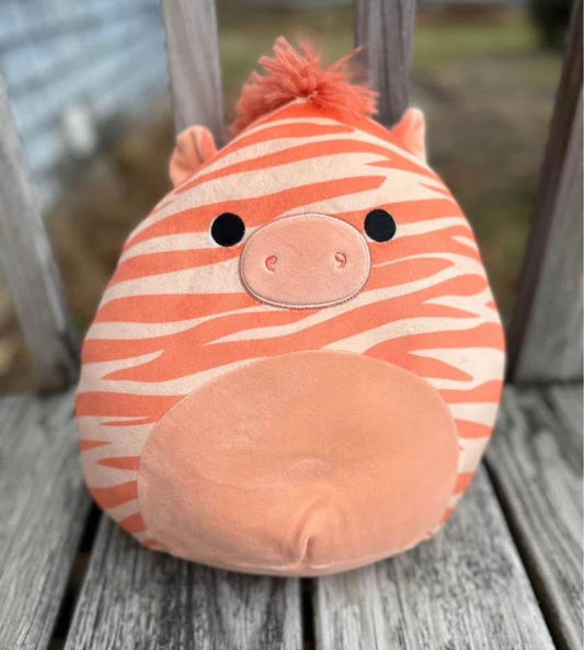 Squishmallow Josue the Orange Zebra Plush Roughly 11in. Has tags Plush Toys