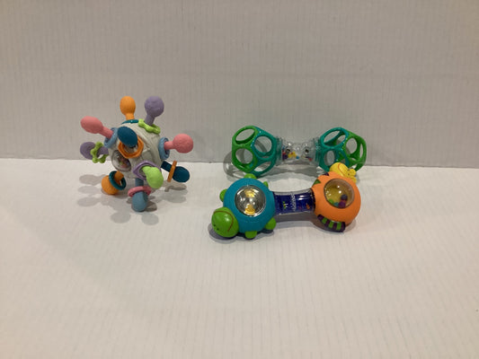 Variety 3 infant rattles Infant