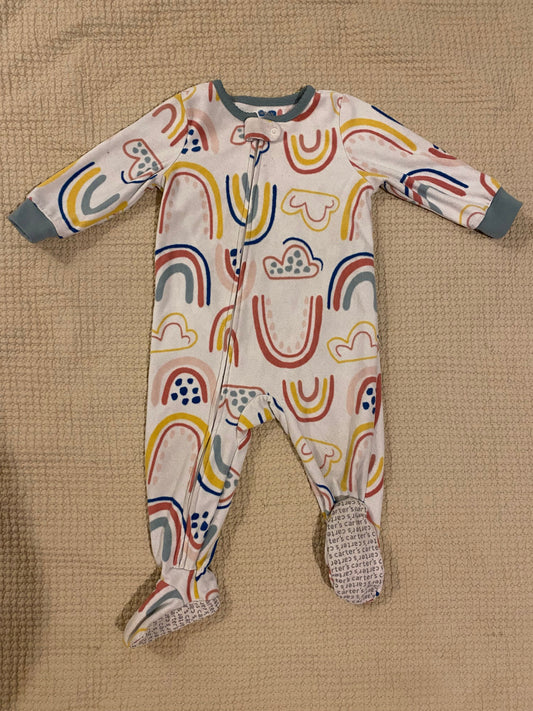 Carters Fleece footed onesie 12 Months