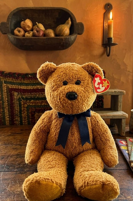 Vintage TY Beanie Buddies Collection 14 inches Fuzz is an retired 1999 Beanie Buddy in great condition with tag Plush Toys