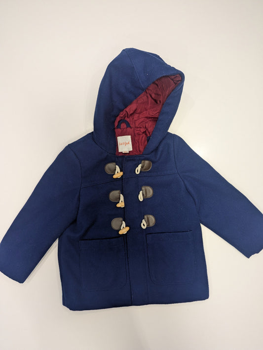 Cat & Jack Cat & Jack Girl's 3T Navy Togglecoat 3T