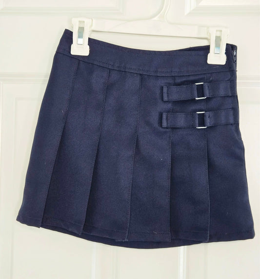 French Toast Girls' Size 6 Navy Pleated Skort 6